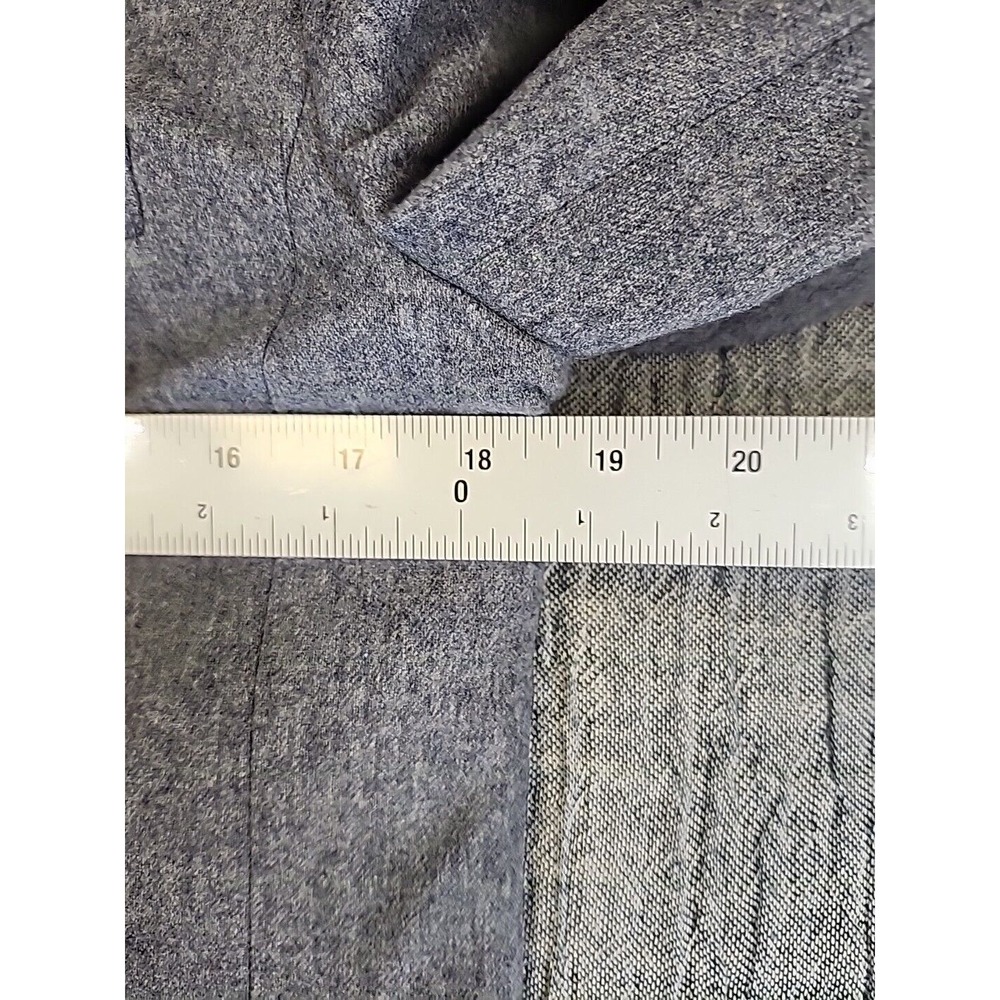Pendleton Blazer Jacket Virgin Wool Solid Gray 2 … - image 5